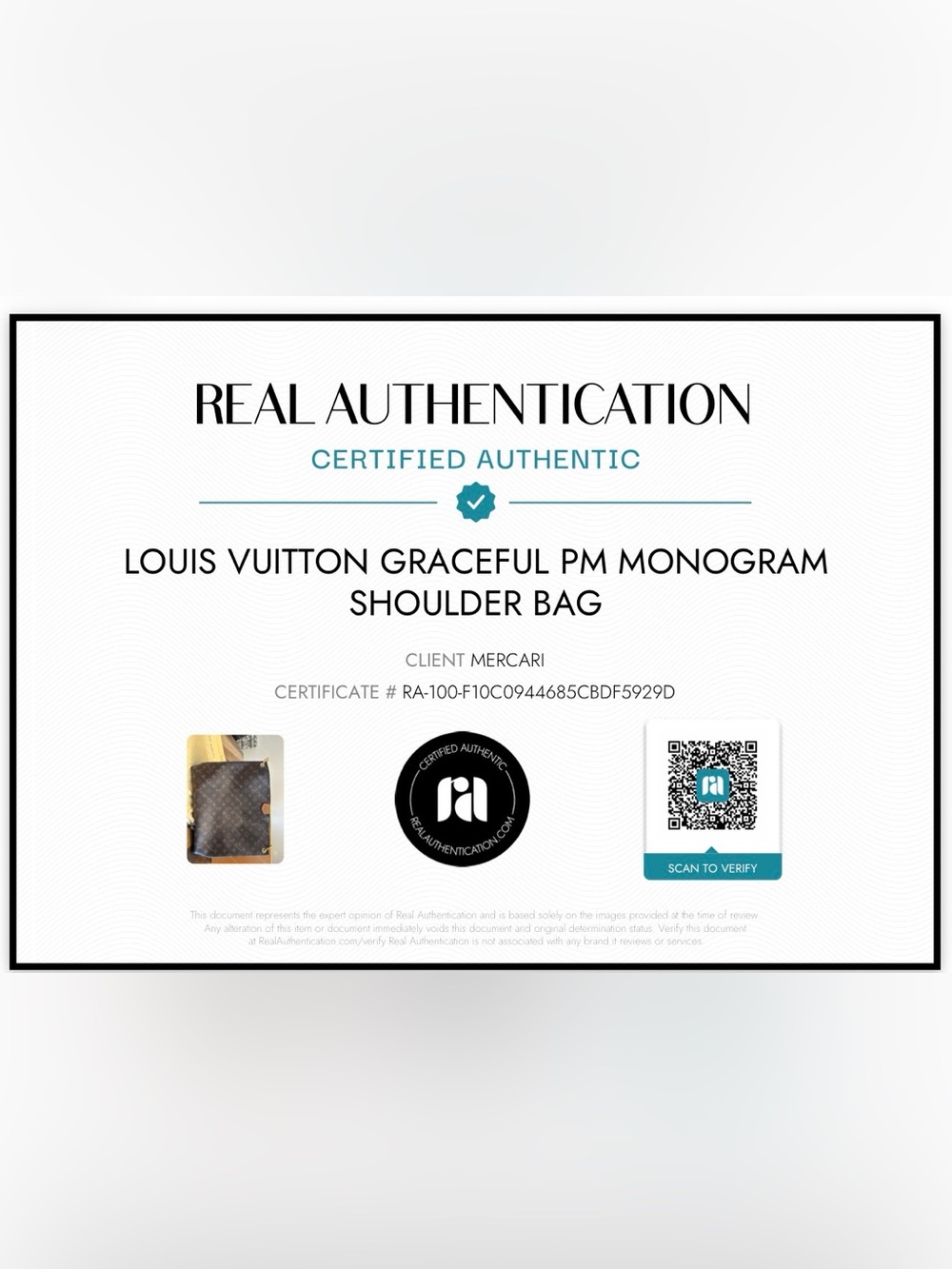 Louis Vuitton Graceful PM Monogram Shoulder Bag - Picture 12 of 12